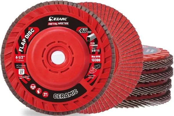 EZARC 80 Grit Flap Discs