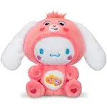 Hello Kitty Cinnamoroll Dressed As Love-a-Lot Care Bear Plush