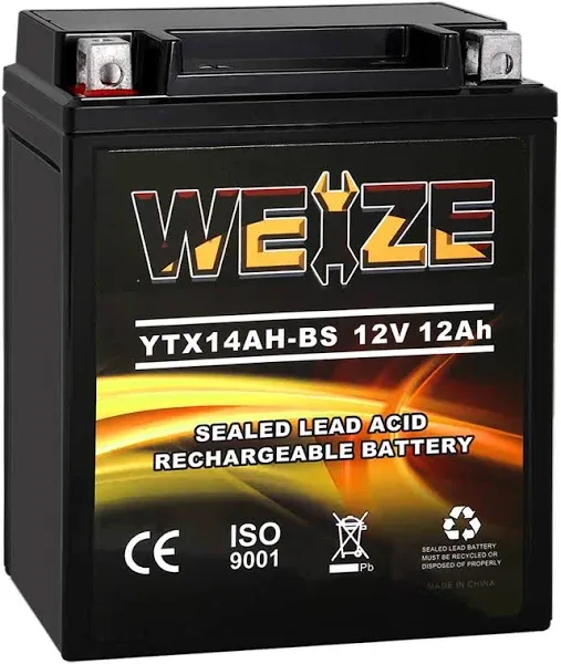 Tytaneum Maintenance Free Battery YTX14L YTX14L-BS