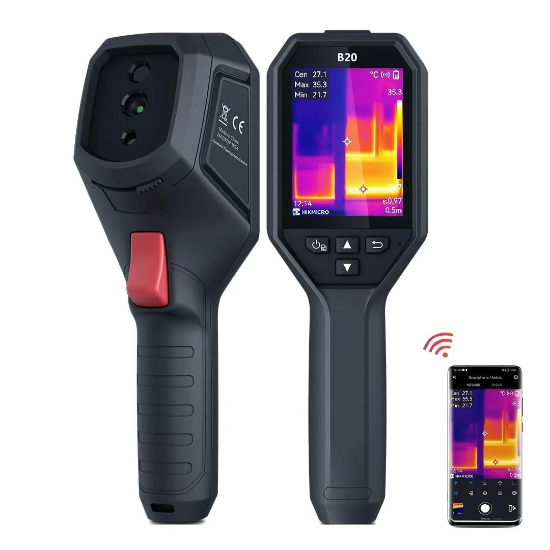 Efficient thermometer infrared thermal camera with wide measurement range -20~400C thermal camera