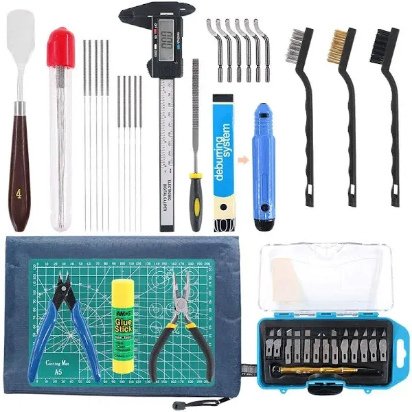 High-Quality 3D Print Tool Kit for DIY Crafters - 42 Piece Set with Storage Bag