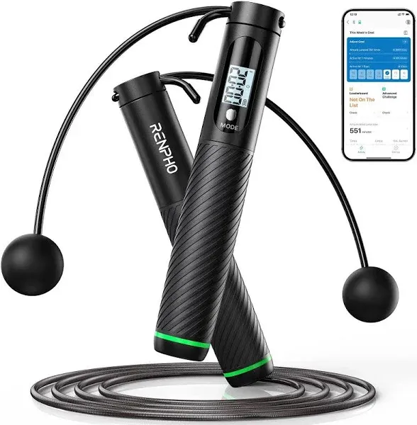 RENPHO 9ft Adjustable Smart Jump Rope