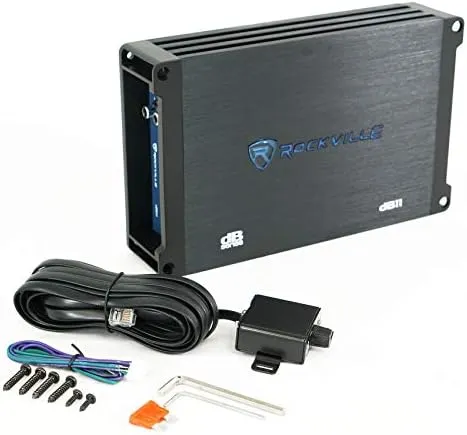 Rockville SK512 PACKAGE 12&#034; 1400w Loaded K5 Car Subwoofer Enclosure+DB11 Amp