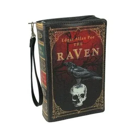 Things2die4 Women's The Raven Novelty Clutch Purse Crossbody Bag