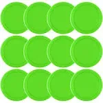 Coopay 12 Pieces Home Air Hockey Pucks 2.5 Inch Heavy Replacement Pucks for Game Tables Equipment Accessories, 12 Grams