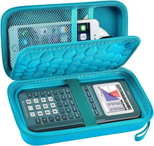 Caseling Case Fits Graphing Calculator TI Nspire CX II CAS/CX II/CX/CX CAS | Carrying Storage Travel Bag Protective Pouch.