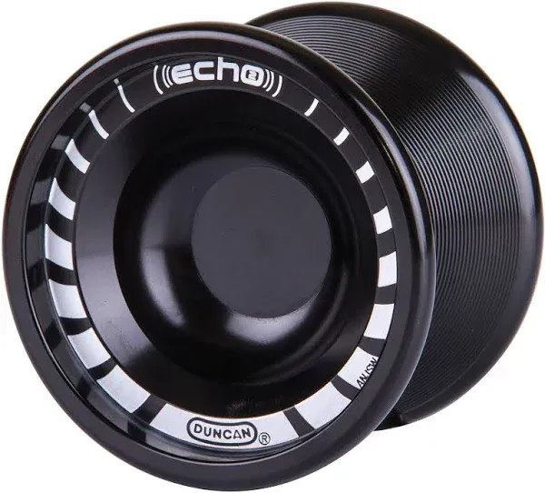 Duncan Toys Echo 2 Yo-Yo [Black], Unresponsive Pro Level Yo-Yo, Concave Bearing