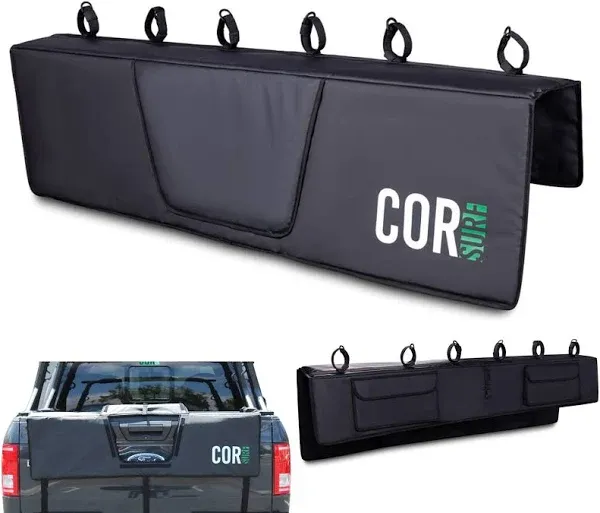 Truck Tailgate Bike Pad by COR Surf | Multi Functional Truck Pad for Bikes, Surf