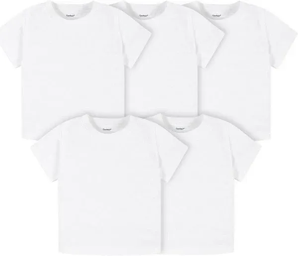 5-Pack Infant &amp; Toddler Heather Grey Premium Short Sleeve Tees