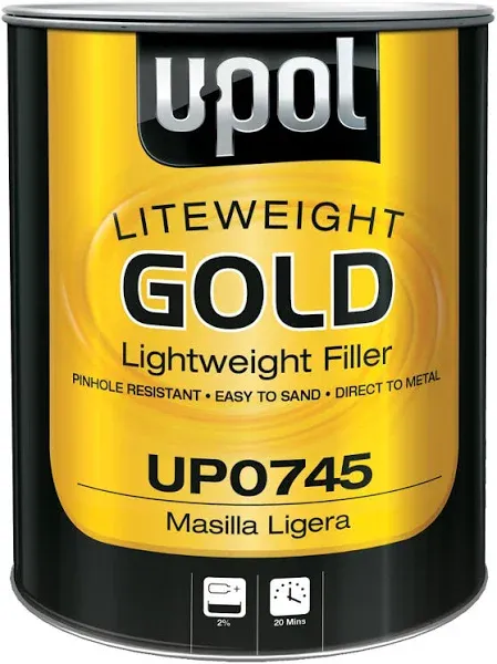 U-POL UP0745 Flyweight Gold Premium Lightweight Filler