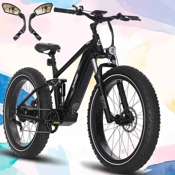 HAOQI Cheetah Full Suspension Electric Bike (UL Certified)