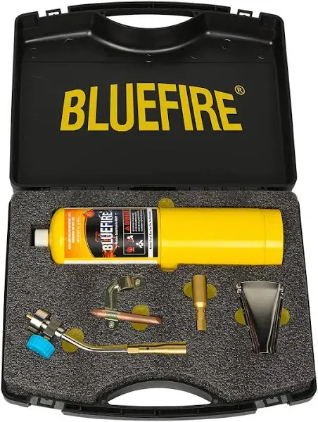 BLUEFIRE Solid Brass Pencil Flame Gas Welding Torch