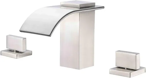 Sumerain Waterfall Widespread Bathroom Faucet S1408NW