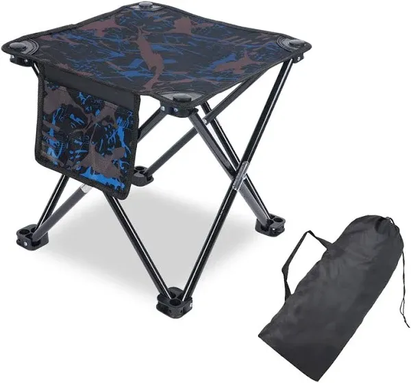 Folding Portable Camping Stool for Adults, Lightweight Collapsible (1 Piece)