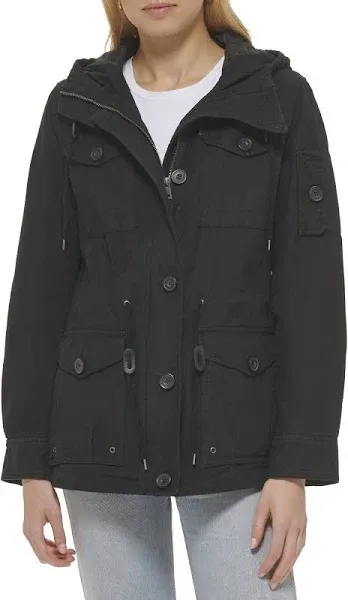 Levi's Women's Hooded Military Jacket