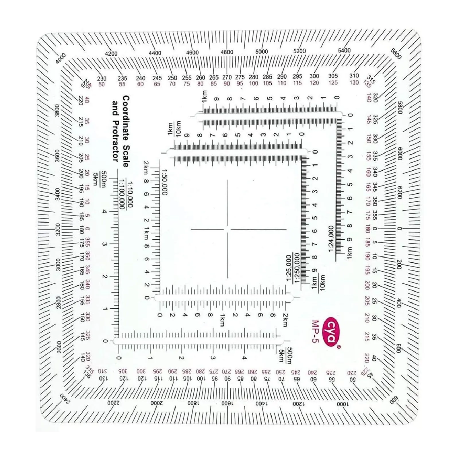 Gotical New and Improved Version Military Style MGRS/UTM Coordinate Grid Reader,