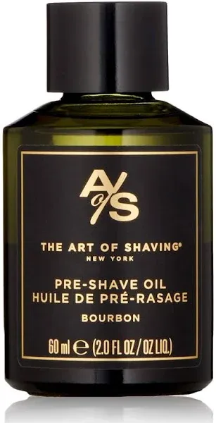 2x The Art of Shaving Pre-Shave Oil Bourbon 2oz Protect Irritation &amp; Razor Burn