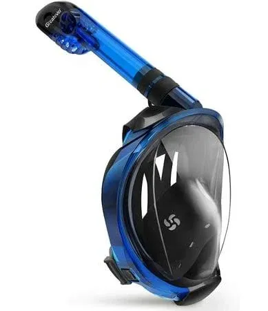 G2 Full Face Snorkel Mask Latest Dry Top System Anti-Leak Anti-Fog- Large/XLarge