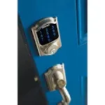 Schlage BE469ZPVCAM619 Satin Nickel Connect Camelot Touchscreen