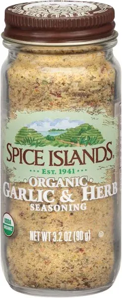 Spice Islands Organic Garlic & Herb Seasoning, 17.6 Ounce