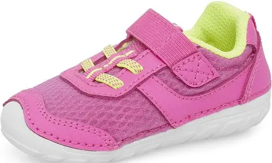 NIB Stride Rite Hot Pink Lightning Bolt Toddler Sneaker Size 6