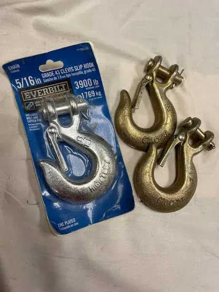 Everbilt 5/16 in. Zinc-Plated Grade 43 Clevis Slip Hook