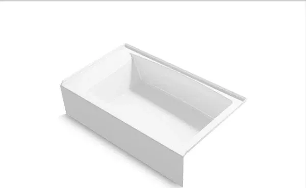 Entity 60" x 36" Alcove Bath with Right Drain