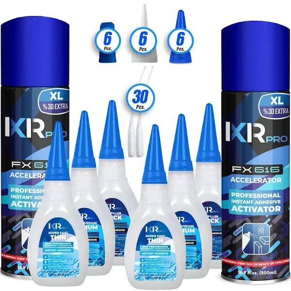 Ixirpro CA Glue with Activator Kit