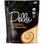 Della Quick-Cooking Organic Long Grain Brown Rice - 12 lb bag