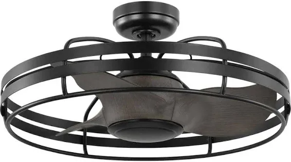 Progress Lighting P250096-31M Bastrop Indoor Ceiling Fan Matte Black