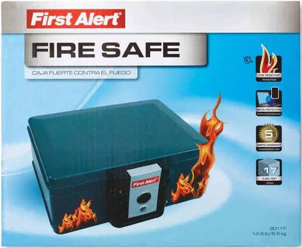 First Alert 2011F .17 Cu Ft Fire Protector Chest Safe Vault