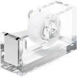 Officegoods Modern Acrylic Tape Dispenser - Non-Slip Rubber Holder Bottom- Appea