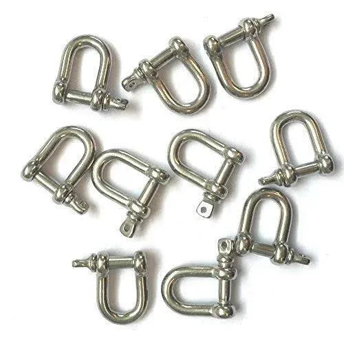 JingYi Stainless Steel Mini D Shaped Bow Shackle