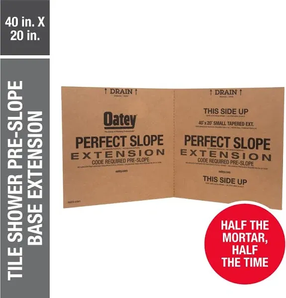 Oatey 41641 Slope Extension, Polystyrene, 20" L