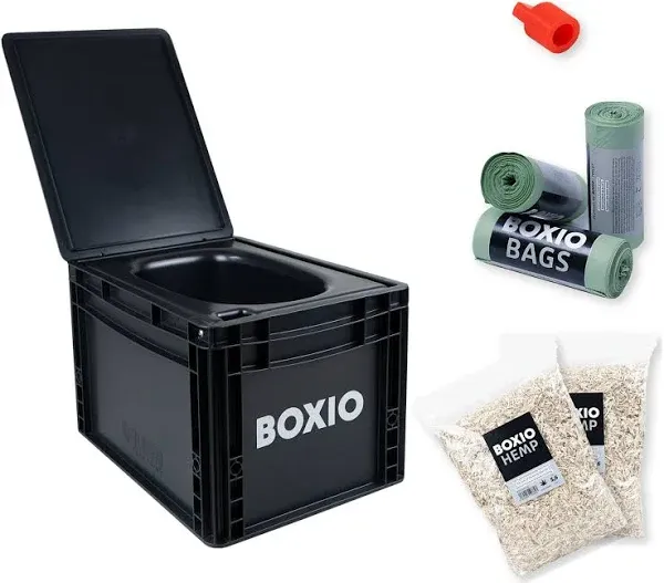 BOXIO Toilet Plus Composting Toilet Starter Kit