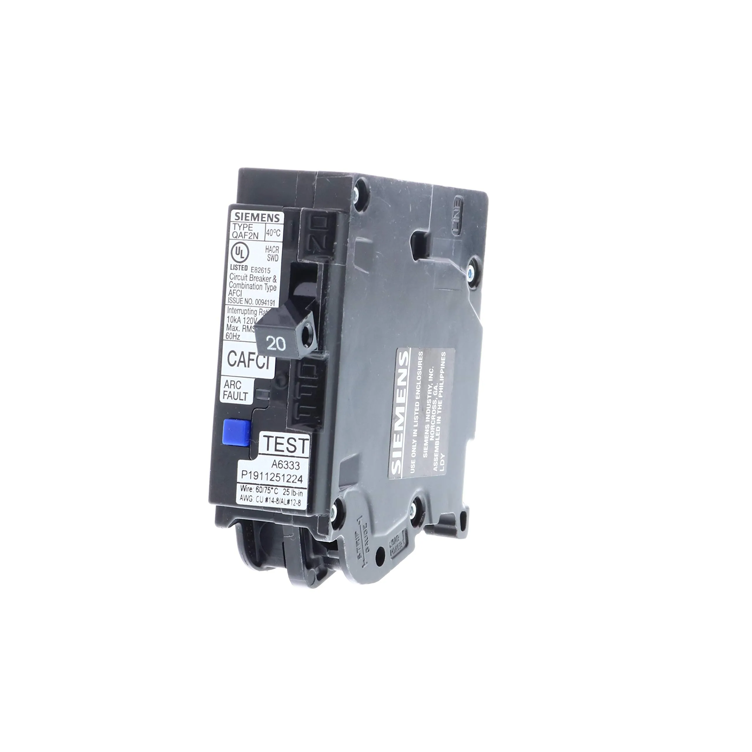 Siemens QA120AFCN Circuit Breaker