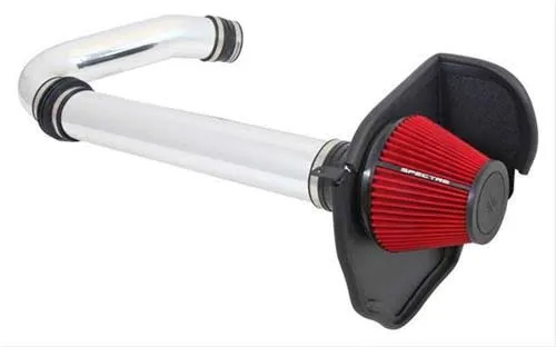 Spectre Fit 11-17 Challenger/Cha<wbr/>rger 3.6L Air Intake Kit - Polished w/Red Filter