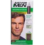 Just For Men Medium Brown Shampoo-In Color Gray Hair Coloring for Men H-35