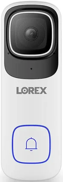 Lorex 4K Wi-Fi Video Doorbell (Wired, 32GB, Cloud-Enabled)