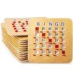 Easy-Read Large Print Shutter Bingo Cards with Sliding Windows