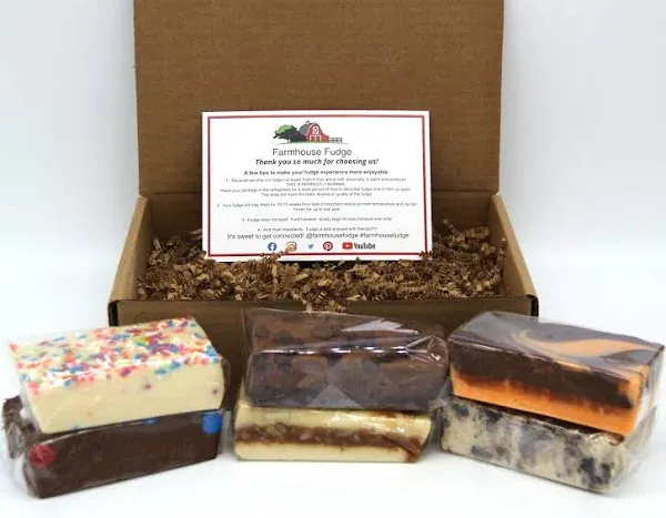 Farmhouse Fudge 6 Piece Build Your Own Fudge Box