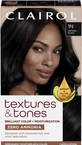 Textures &amp; Tones Permanent Hair Dye, 3N Cocoa Brown Hair Color, Pack of 1