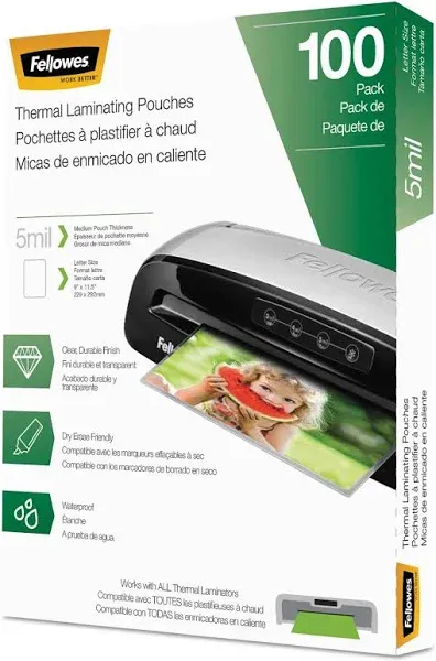 Fellowes Laminating Pouches