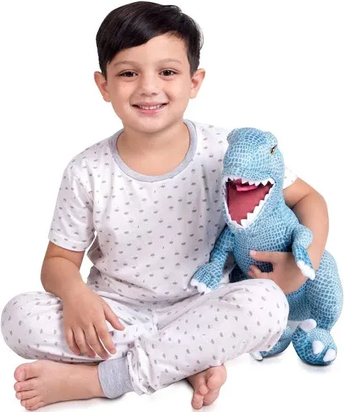 JURASSIC WORLD 2 FALLEN KINGDOM t-rex plush in blue Kids Stuffed Animal Toys