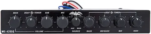 Wet Sounds WS 420 SQ 4-Band Marine Equalizer