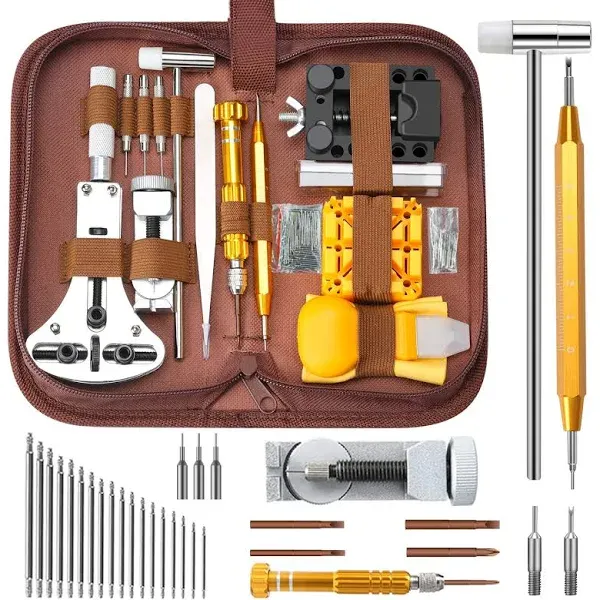 HIOD 149pcs Watch Repair Tool Kit Watch Link Pin Remover Case Opener Spring Bar Remover Profession Repair Tool Kit