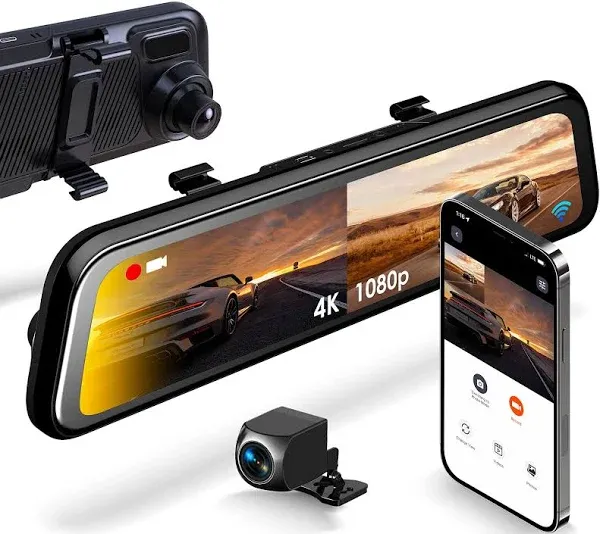 Rexing M2 Max 2-Channel Mirror Dash Cam