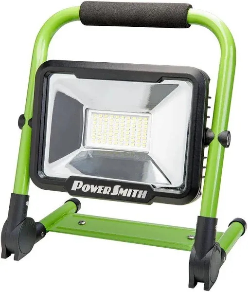 PowerSmith 3000 Lumens Rechargeable LED Work Light with Foldable Magnetic Stand