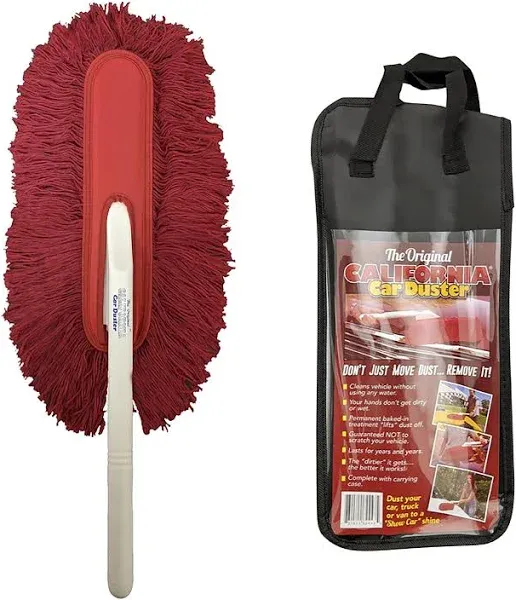 The Original California Car Duster Plastic Handle Duster, Red *New*