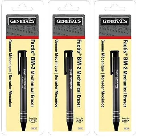 General’s® Factis® Pen Style Individual Mechanical Eraser